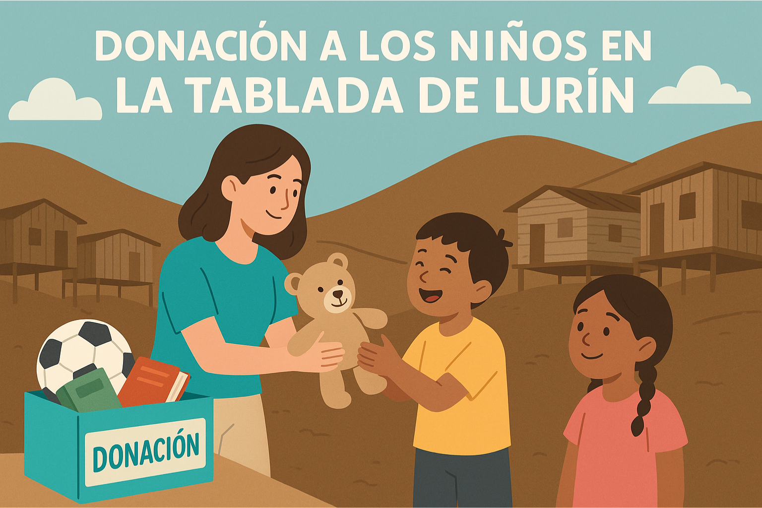 ✨Donación a niños en La Tablada de Lurín: 
